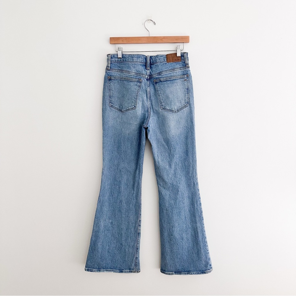 Madewell The Perfect Vintage Flare Leg Jeans | High Rise Medium Wash Denim - Picture 4 of 10